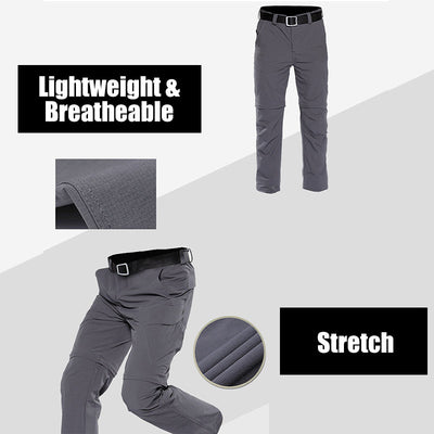 Archon Men's Quick Dry Tactical Convertible Pants