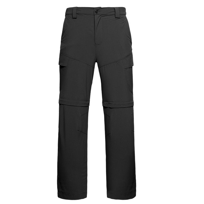 Archon Men's Quick Dry Tactical Convertible Pants-grey