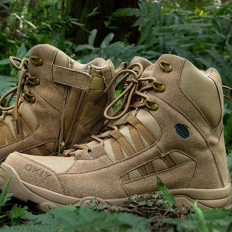 Men's High-top Tactical Outdoor Boots Lightweight Military Boots